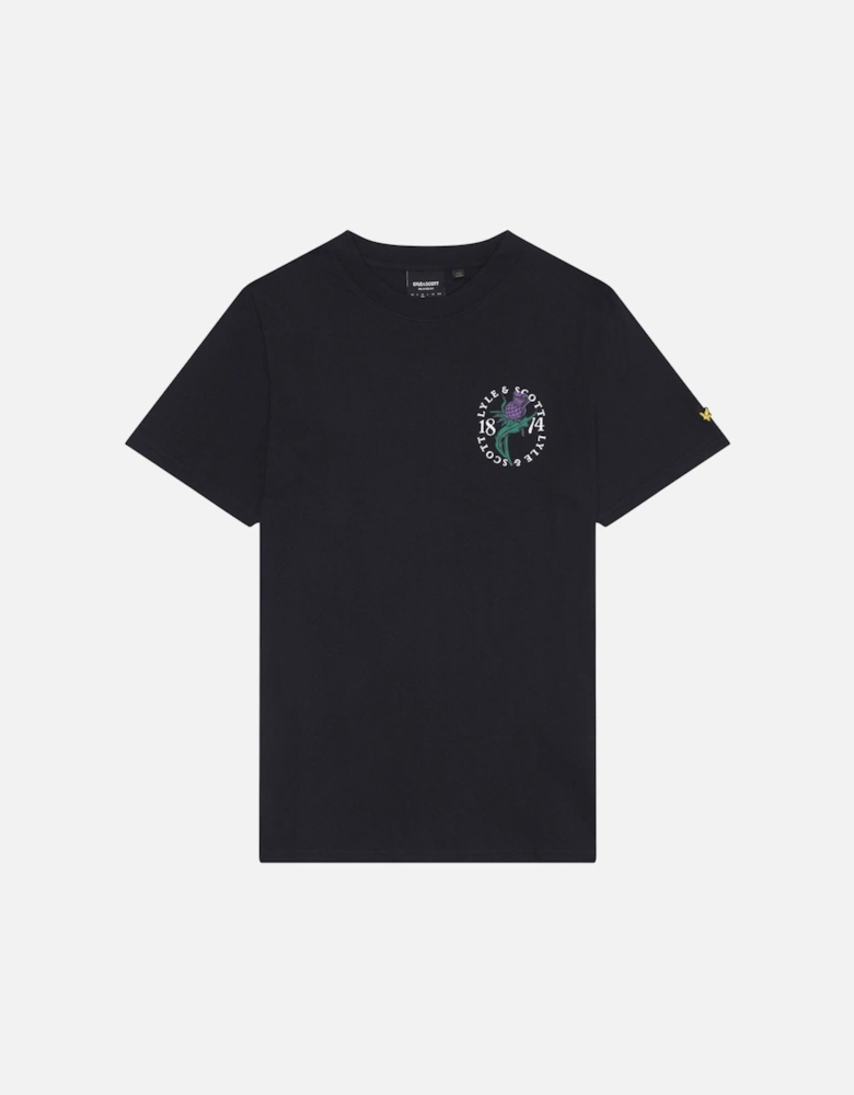 Thistle Flora Print T-Shirt