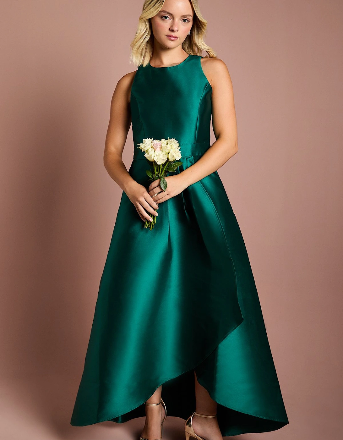 Teen Waterfall Bridesmaids Dress, 2 of 1