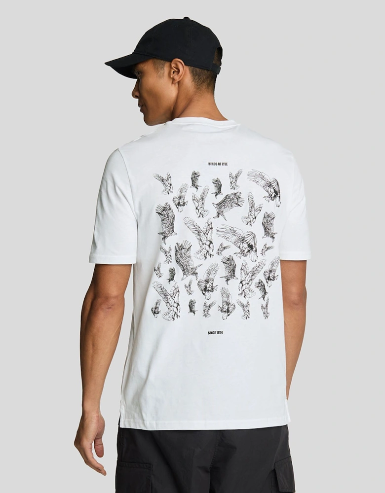 Scattered Eagles Graphic T-Shirt