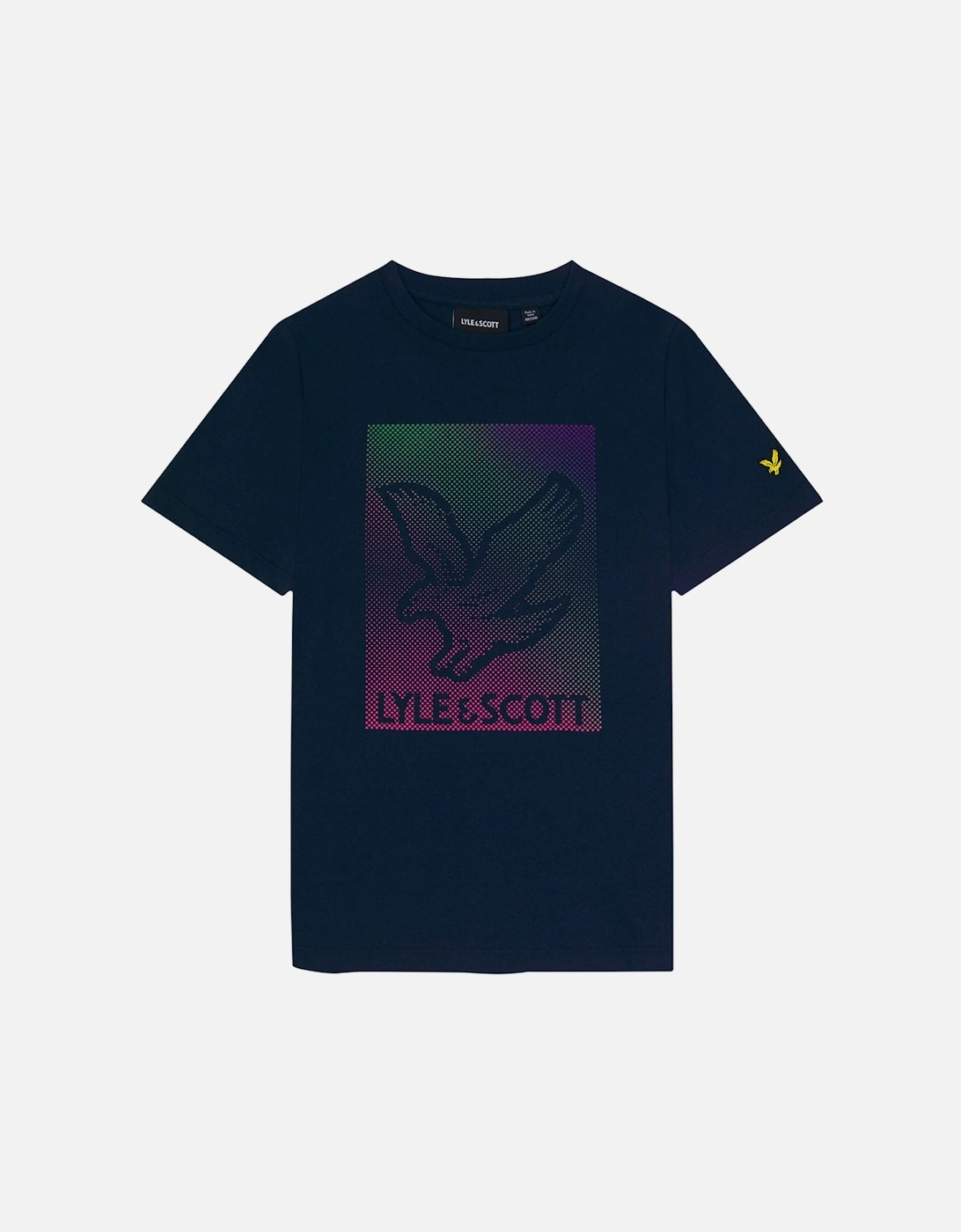 Juniors Dotted Eagle Graphic T-Shirt, 2 of 1