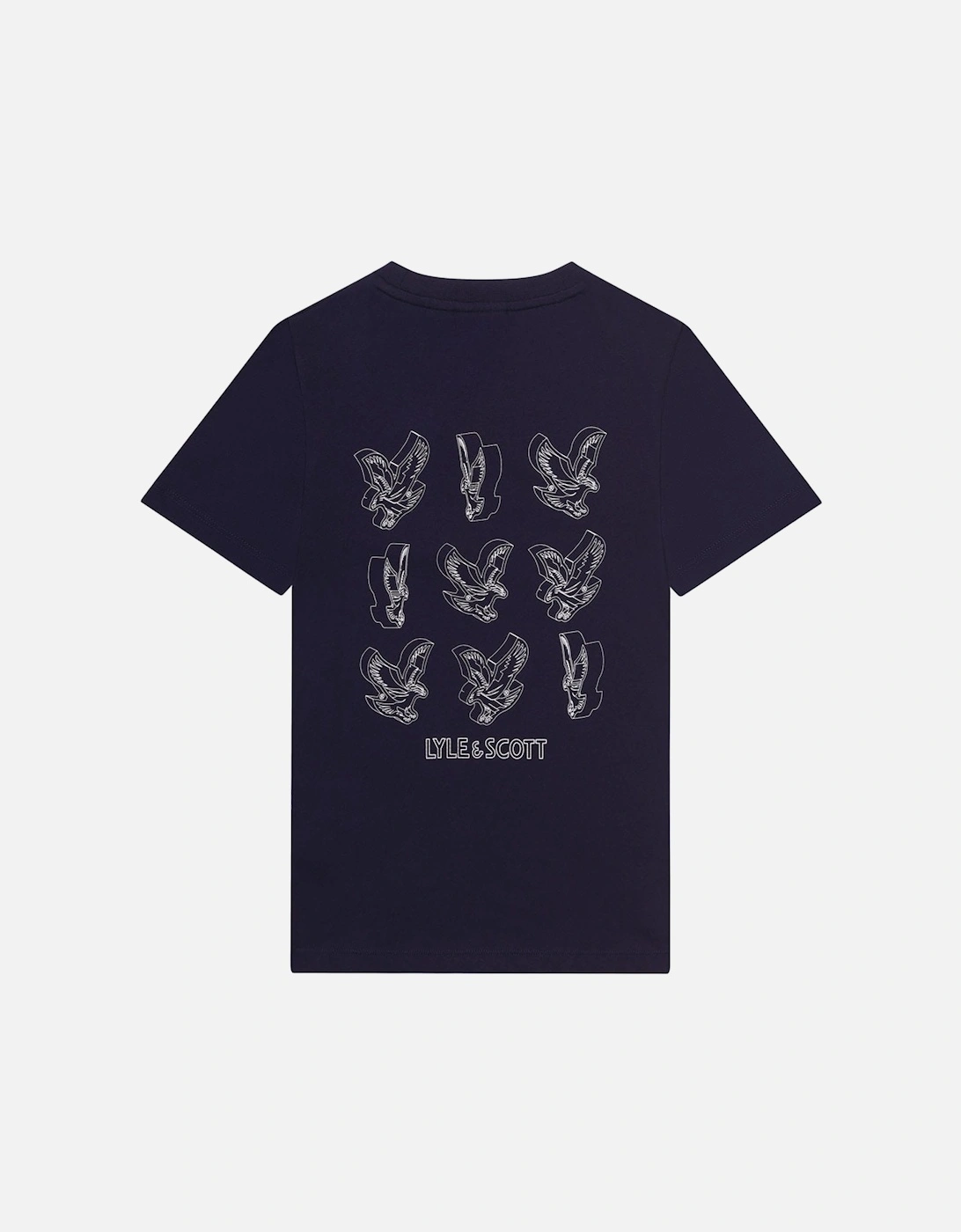 Juniors 3D Eagle Graphic T-Shirt