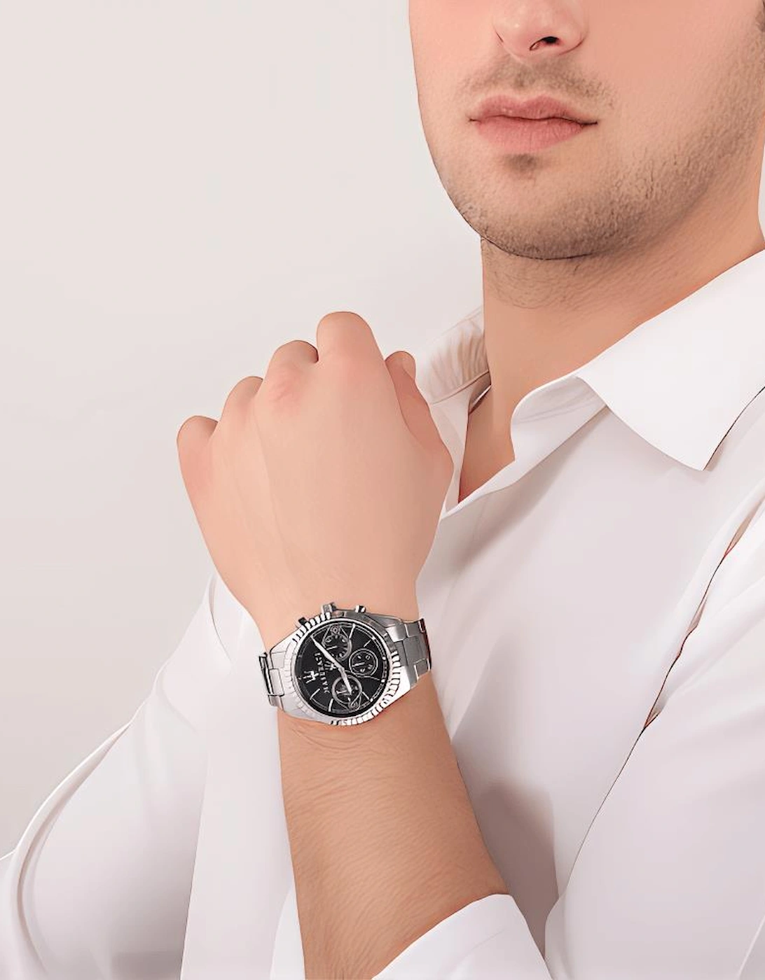 R8853100014 Chronograph Black Dial Men's Watch