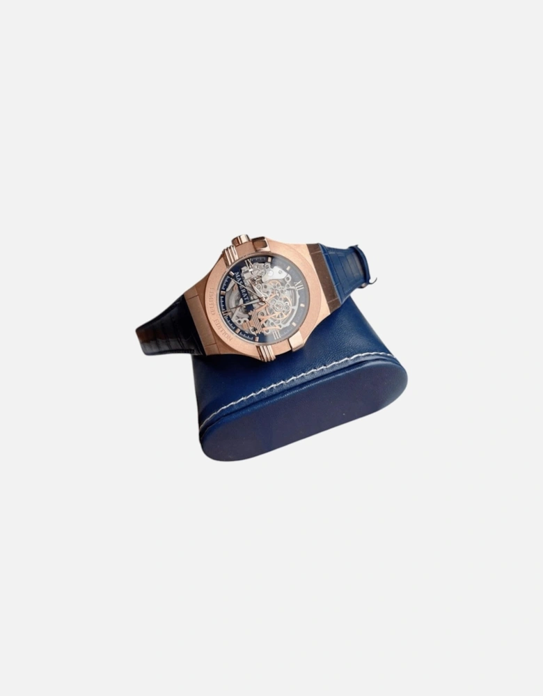 R8821108022 Automatic Skeleton Dial Rose Gold Men's Watch