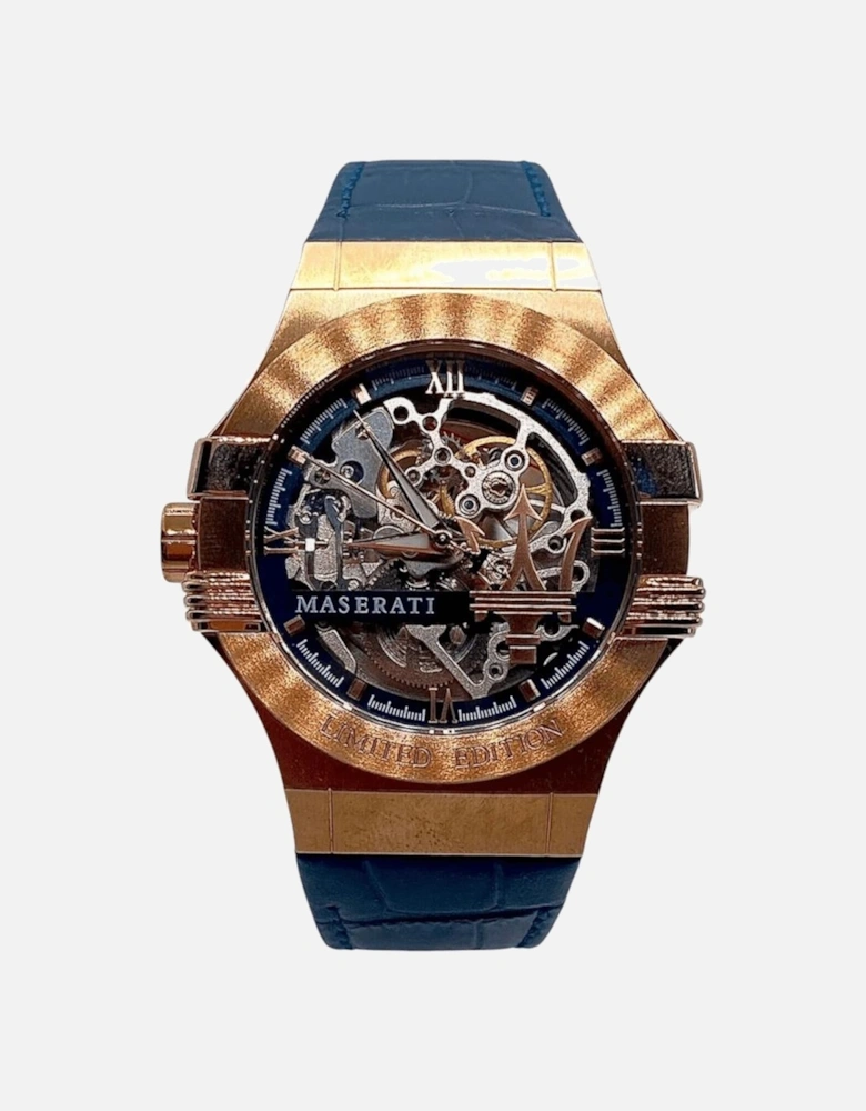 R8821108022 Automatic Skeleton Dial Rose Gold Men's Watch
