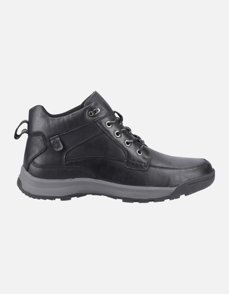 Vernon Leather Men's Black Ankle Boots