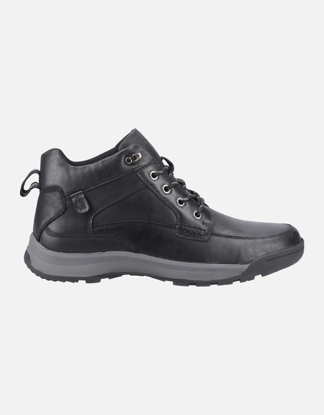 Vernon Leather Men's Black Ankle Boots
