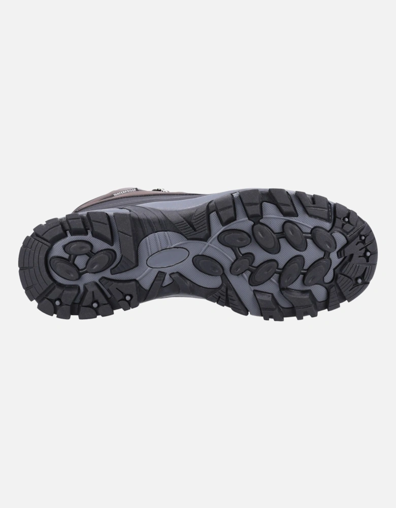 Calmsden Rubber Men's Brown Hiking Boots