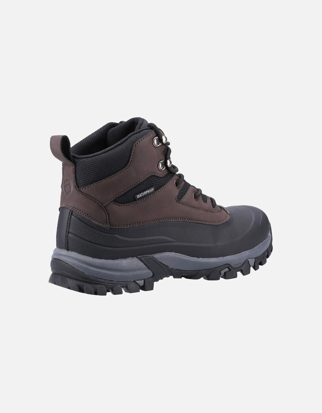 Calmsden Rubber Men's Brown Hiking Boots