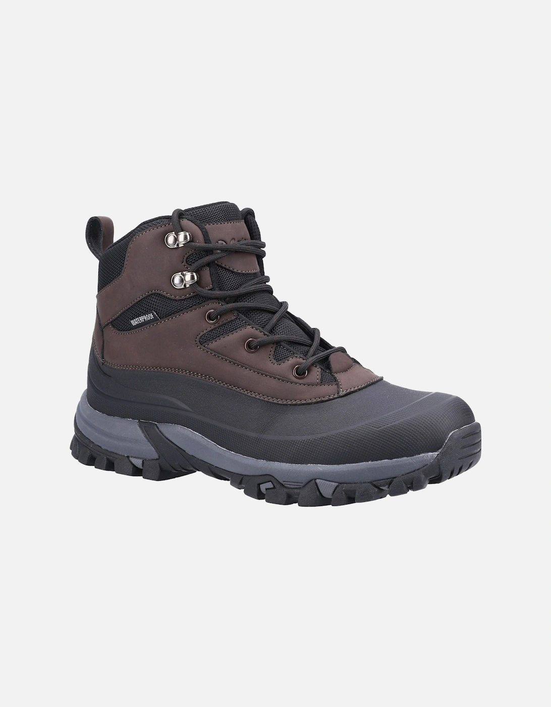 Calmsden Rubber Men's Brown Hiking Boots, 9 of 8