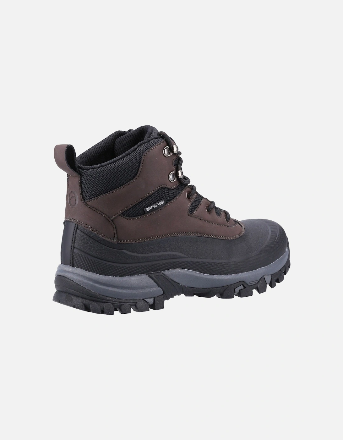Calmsden Rubber Men's Brown Hiking Boots