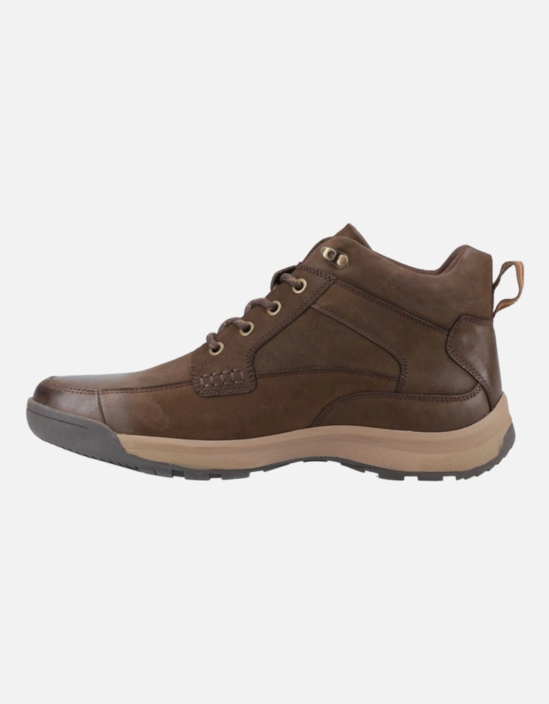 Vernon Leather Men's Brown Ankle Boots
