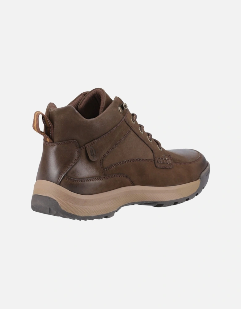 Vernon Leather Men's Brown Ankle Boots