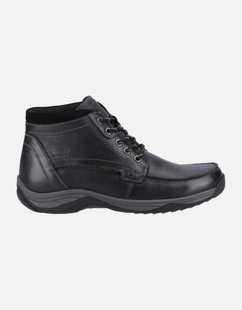 Daryl Leather Men's Black Ankle Boots