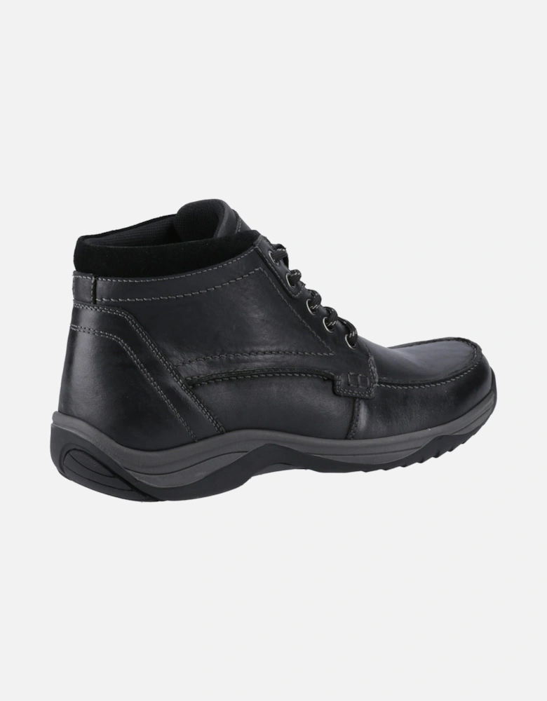 Daryl Leather Men's Black Ankle Boots