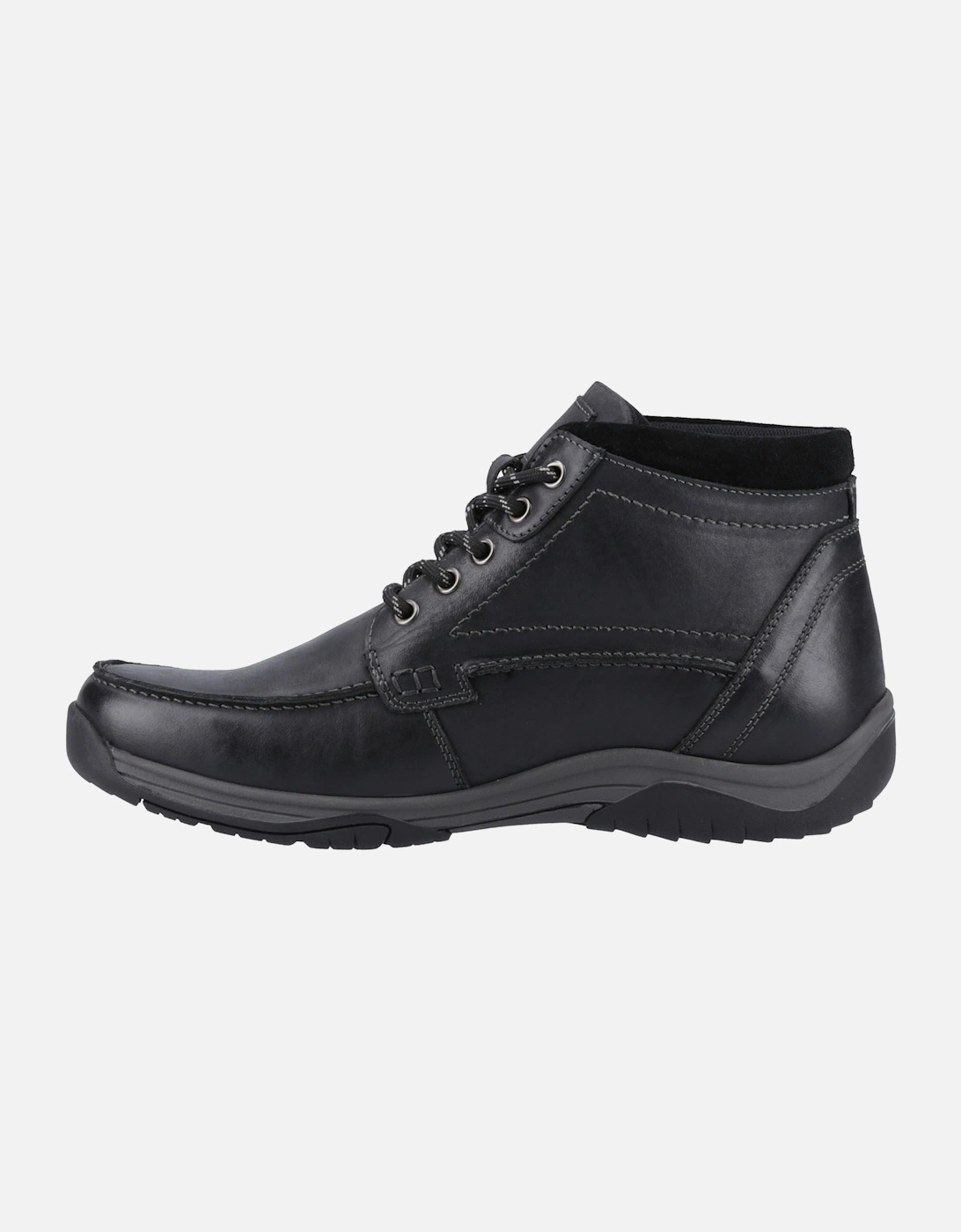 Daryl Leather Men's Black Ankle Boots