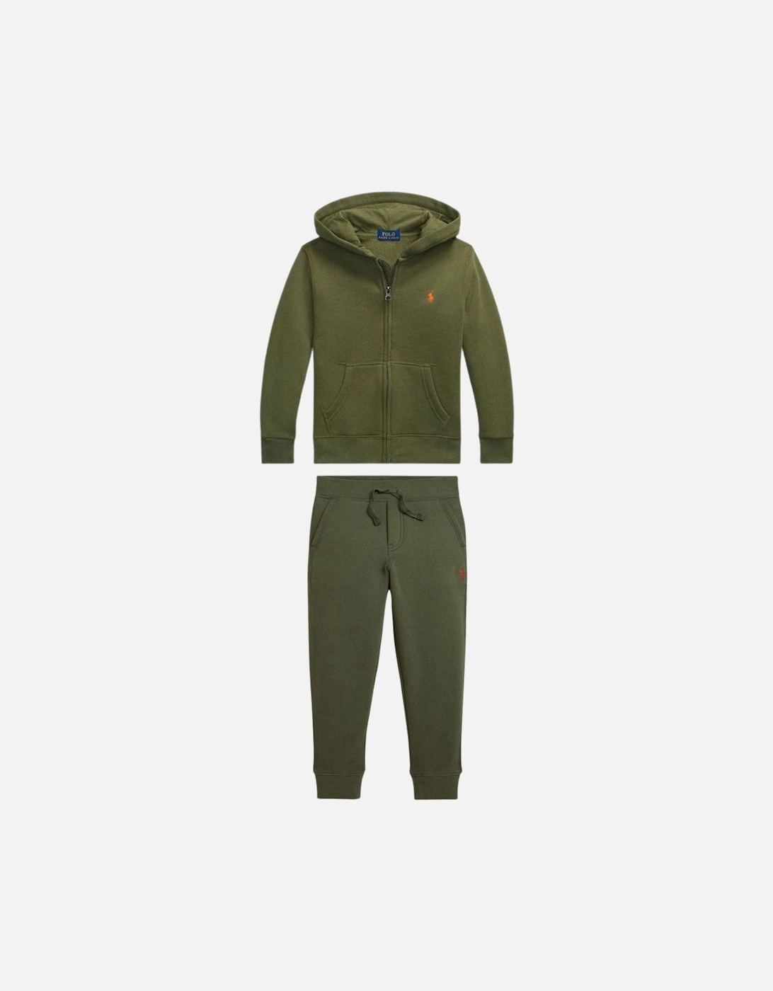 BOY/TEENS OLIVE HOODED TRACKSUIT, 3 of 2
