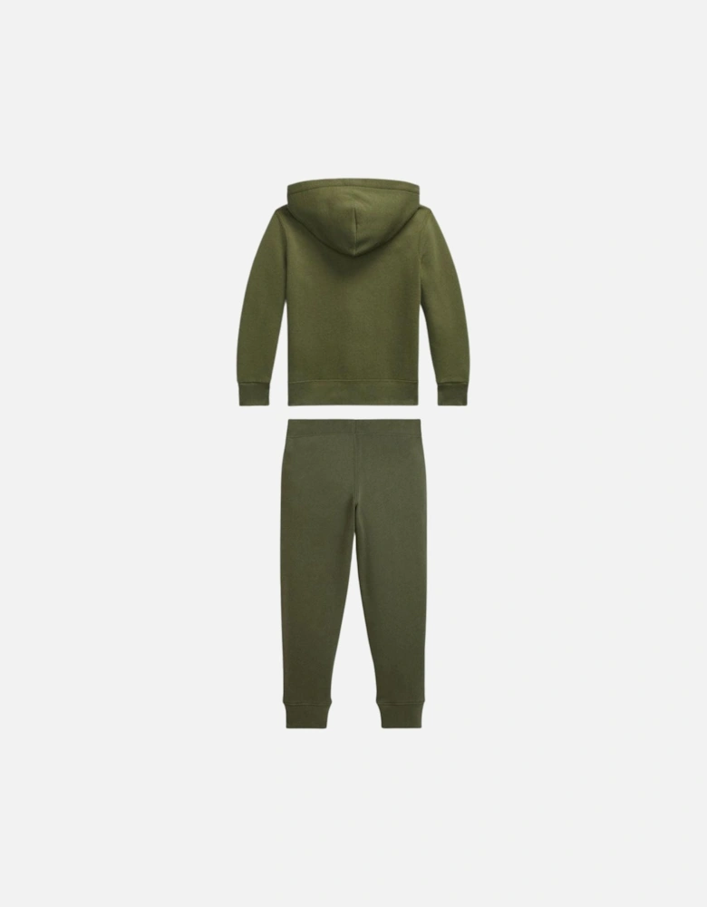 BOY/TEENS OLIVE HOODED TRACKSUIT