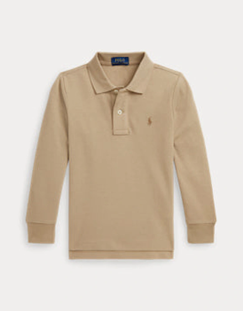 BOY KHAKI POLO SHIRT 322703634070