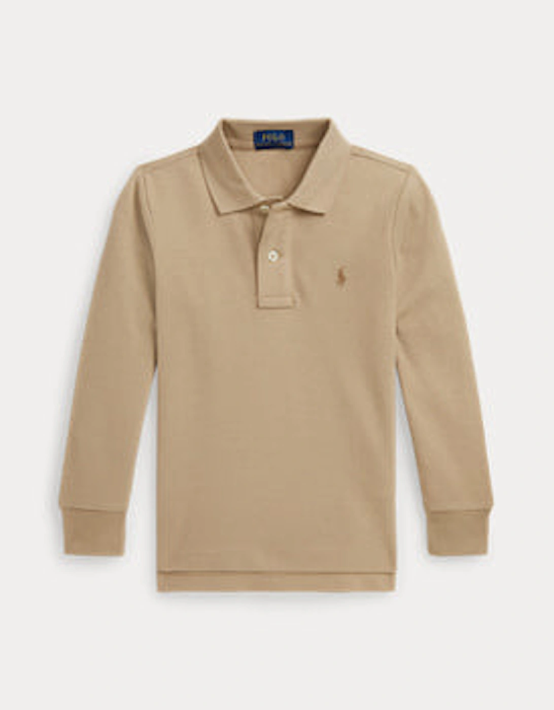 BOY KHAKI POLO SHIRT 322703634070, 3 of 2