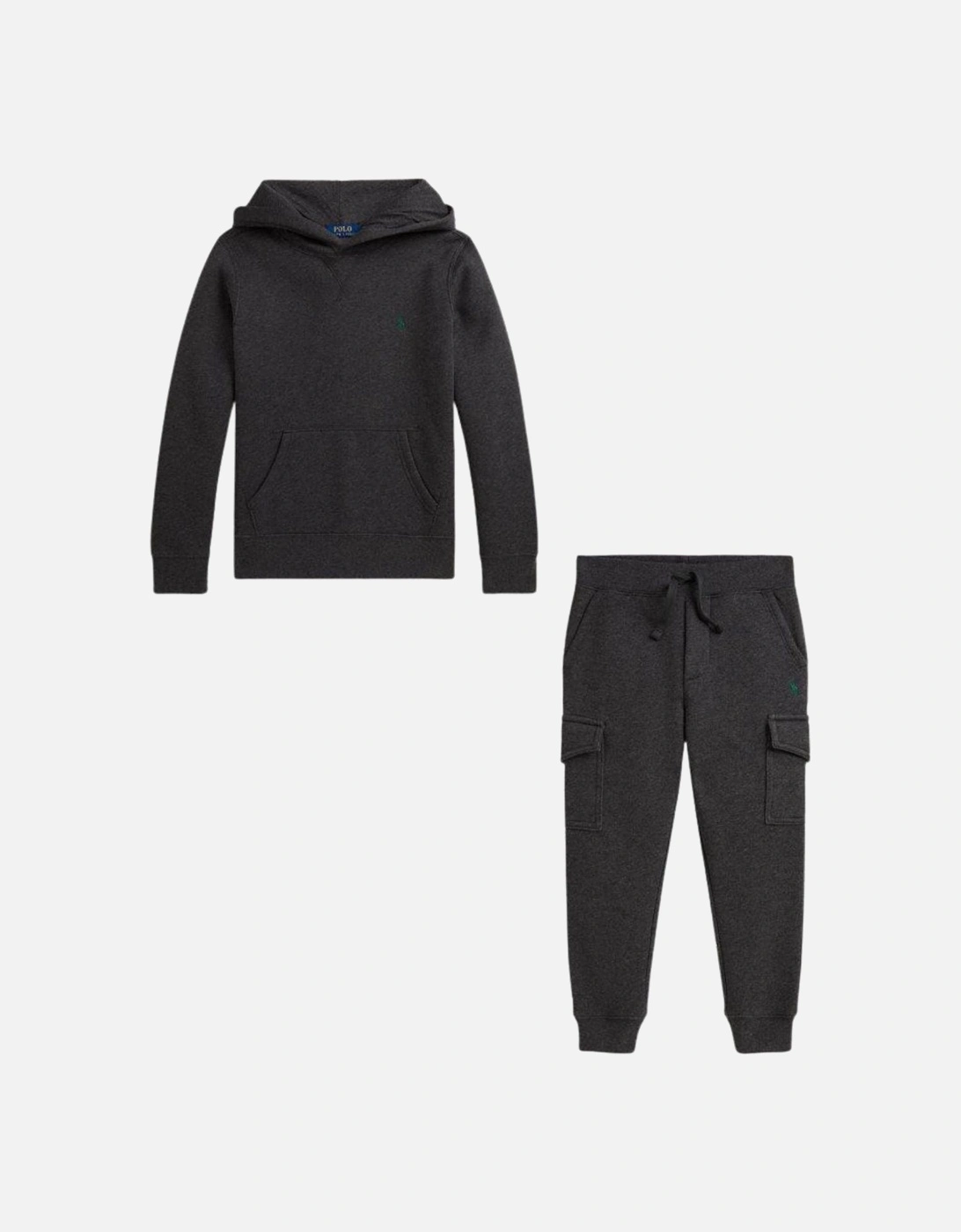 BOY/TEEN GREY HOODED TRACKSUIT, 3 of 2