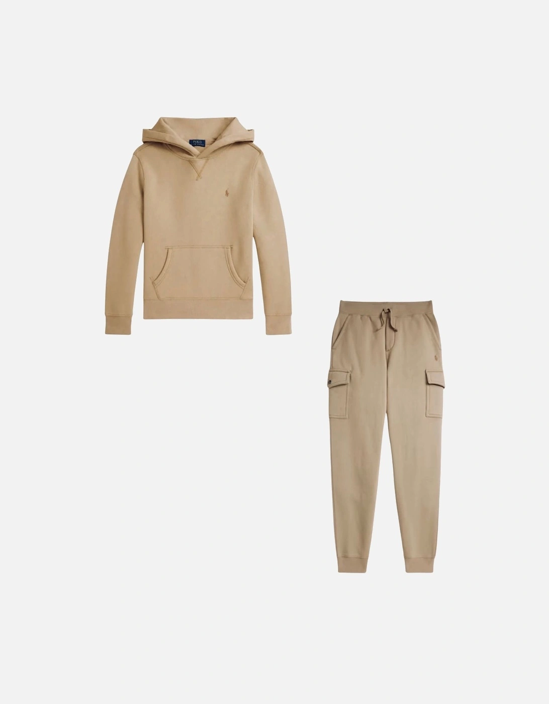 BOY/TEEN BEIGE HOODED TRACKSUIT, 2 of 1