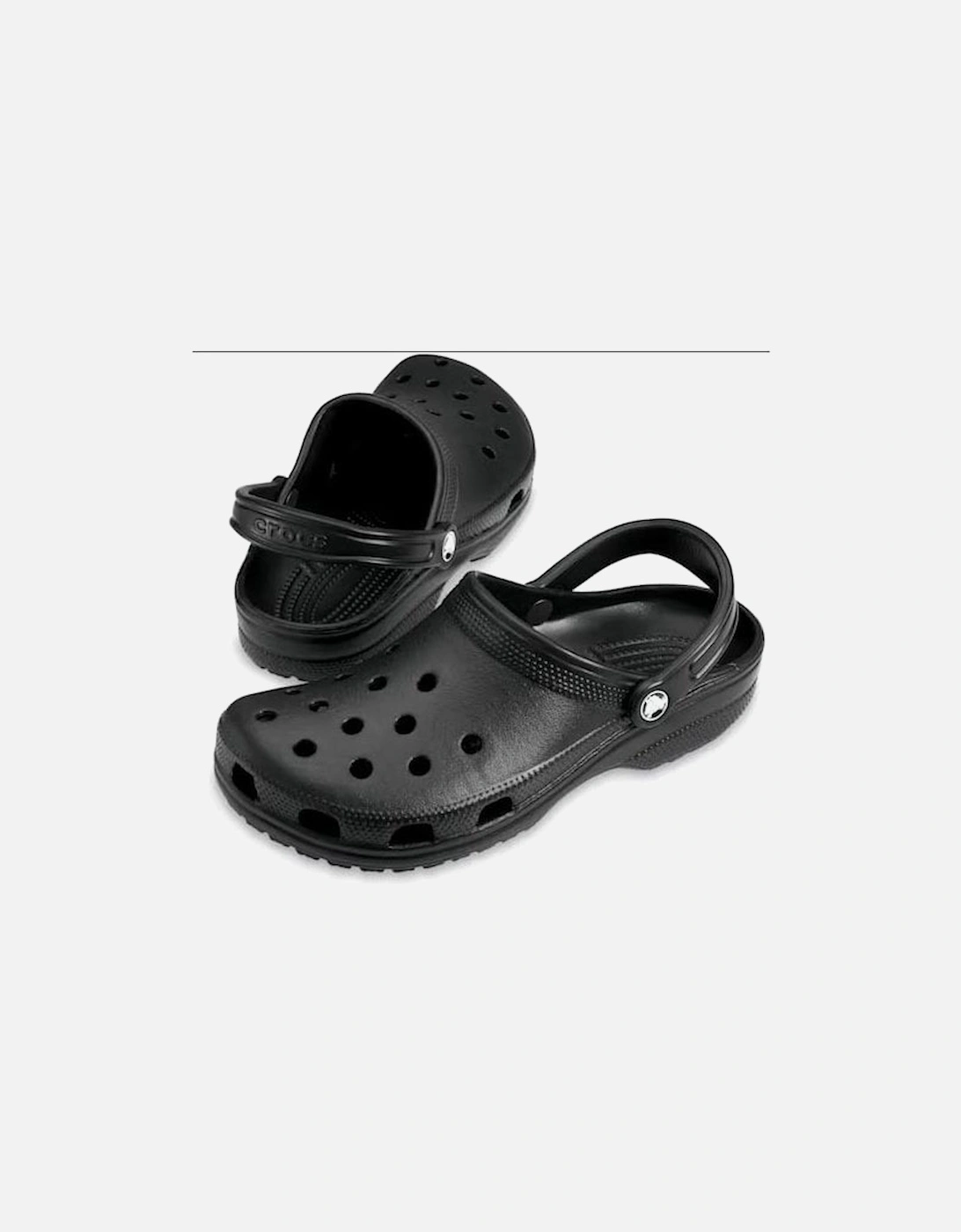 Unisex Black Classic Clog Crocs