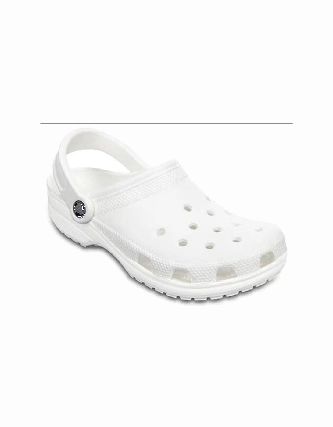 Unisex White Classic Clog Crocs