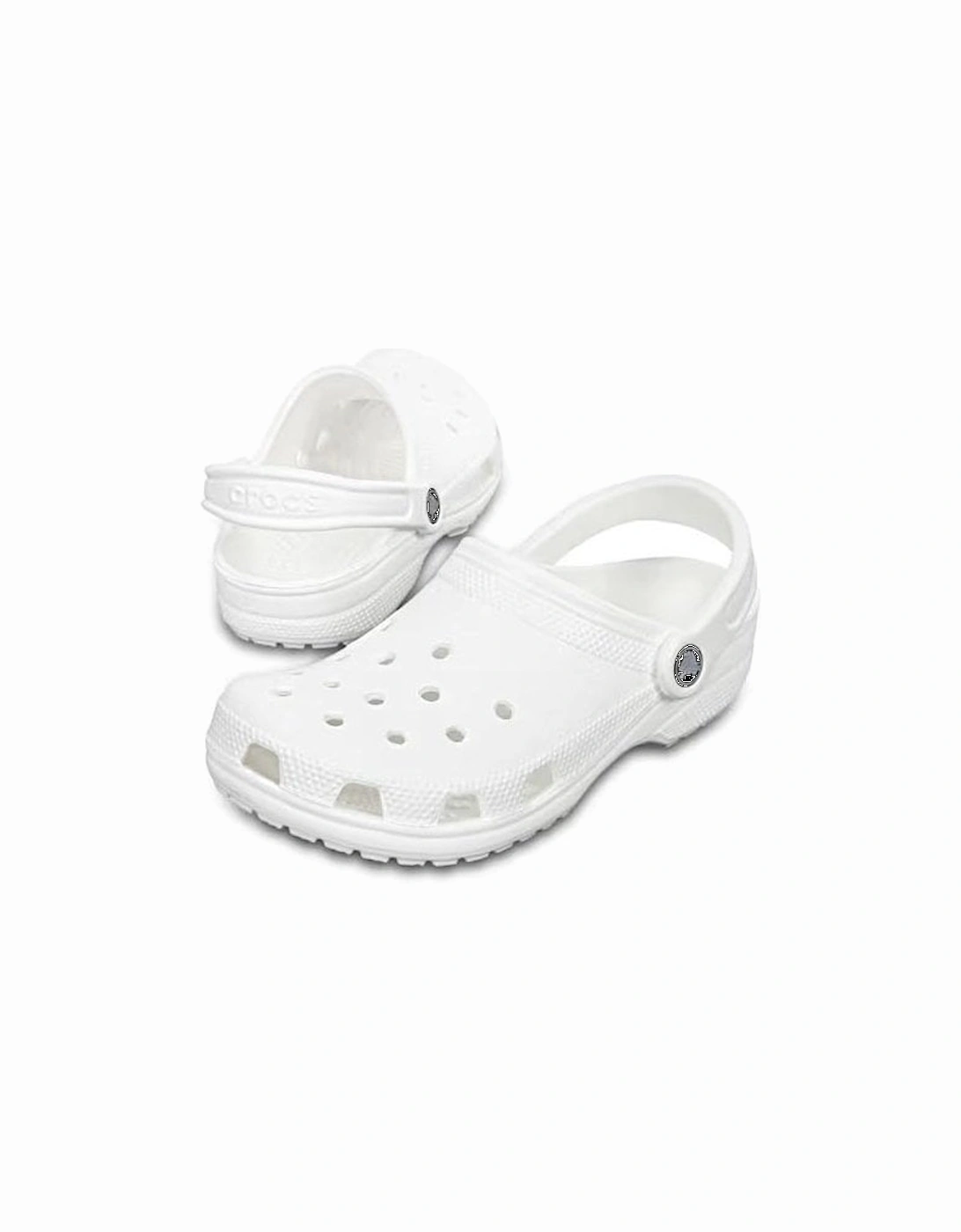 Unisex White Classic Clog Crocs