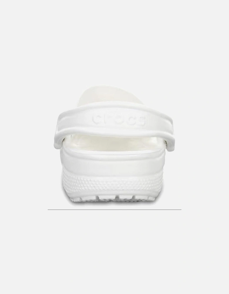 Unisex White Classic Clog Crocs