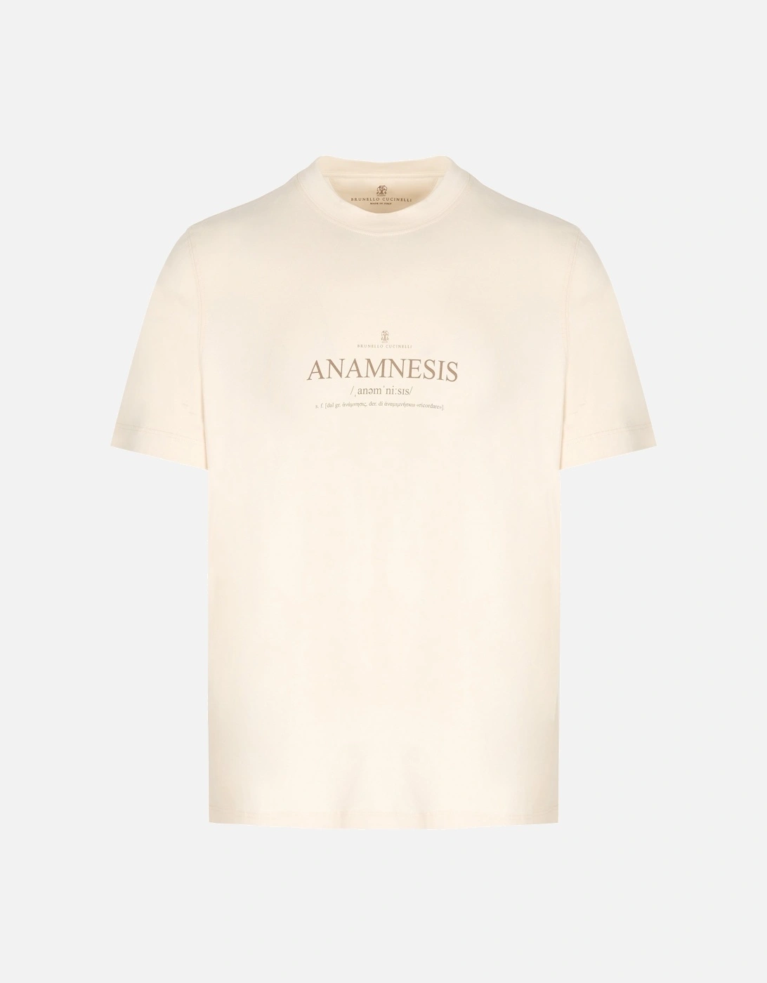 Anamnesis Text T-shirt Beige, 5 of 4