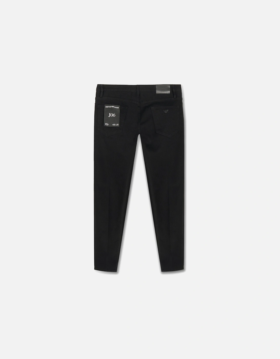 Distressed Denim Jeans Black