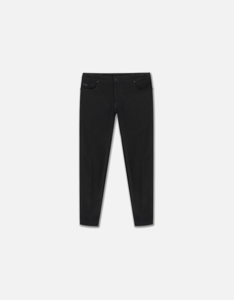 Distressed Denim Jeans Black