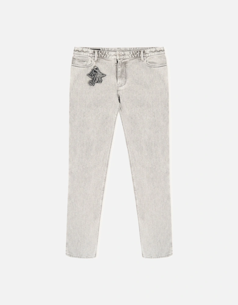 Vintage Denim Jeans Grey
