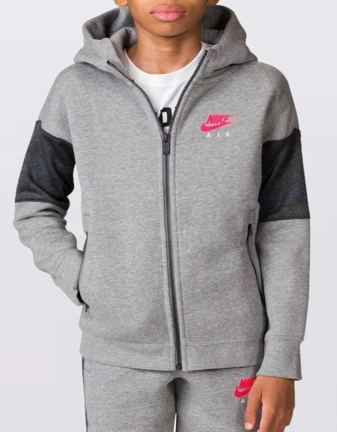 Nike Boy's Nike Air Boys NSW Fleece Hooded Tracksuit Full Zip REDUCED FROM £54.95 NOW ONLY £49.95