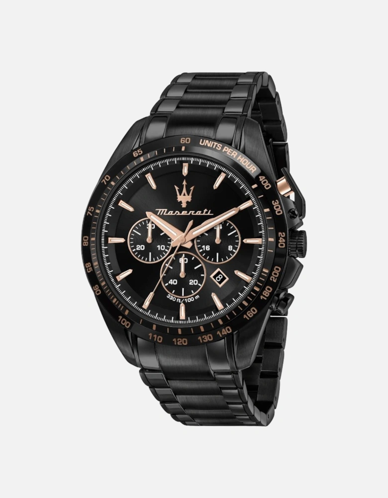 R8873612048 Traguardo Chronograph Black Dial Men's Watch