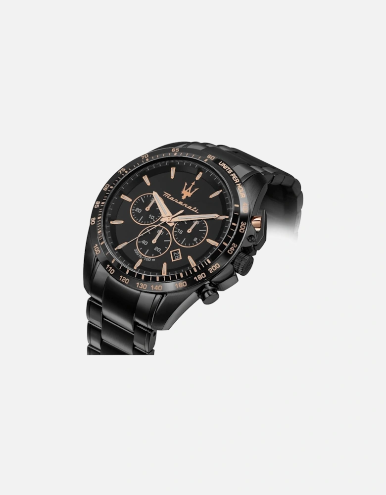 R8873612048 Traguardo Chronograph Black Dial Men's Watch