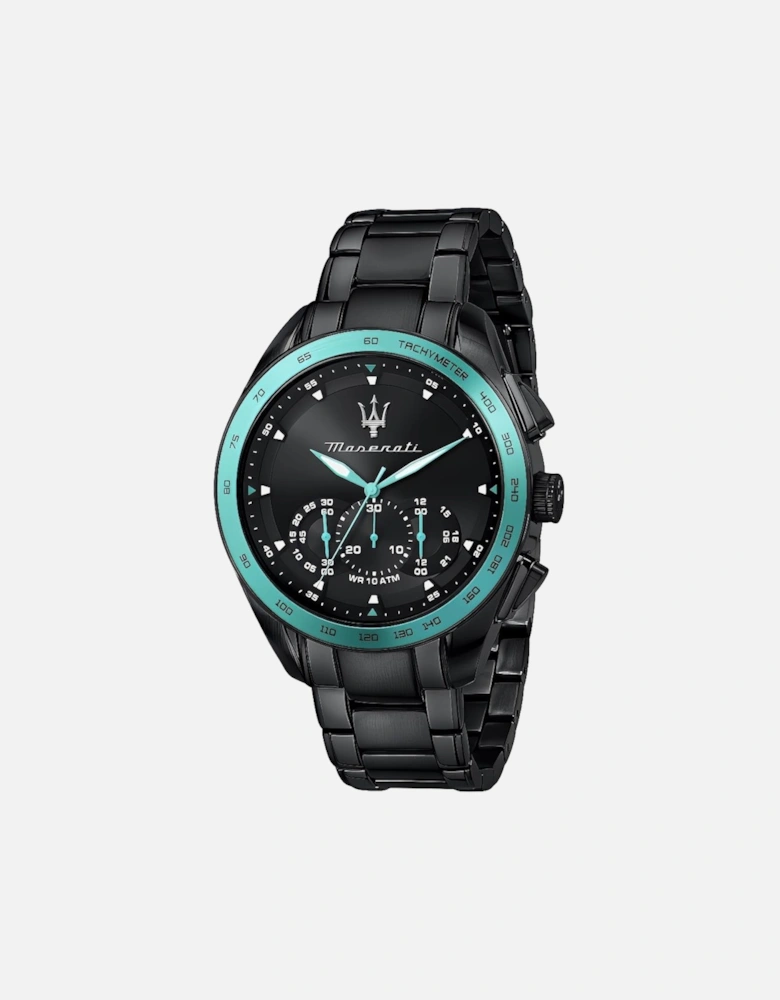 R8873644002 Traguardo Chronograph Black Dial Men's Watch