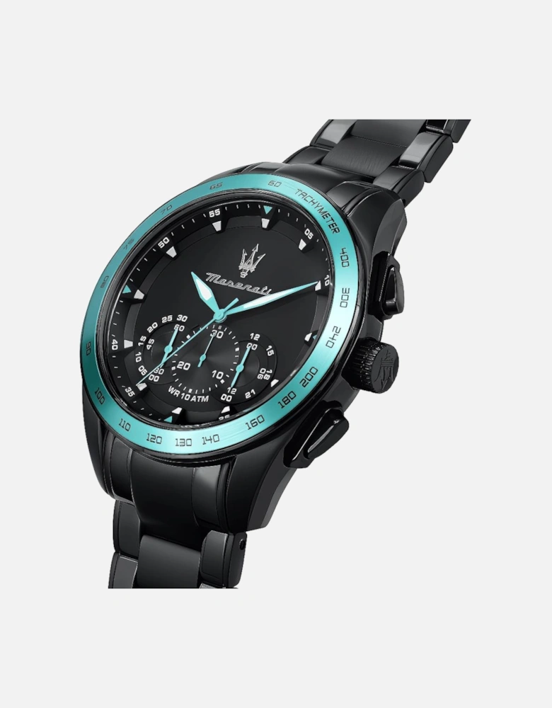 R8873644002 Traguardo Chronograph Black Dial Men's Watch