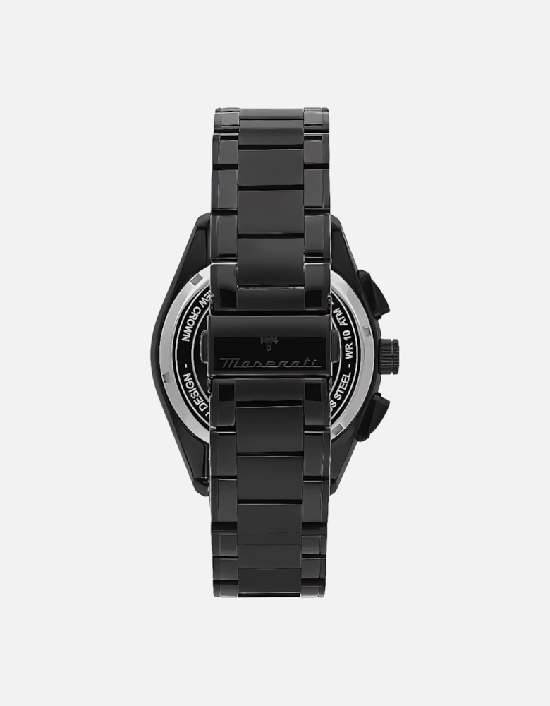 R8873644002 Traguardo Chronograph Black Dial Men's Watch