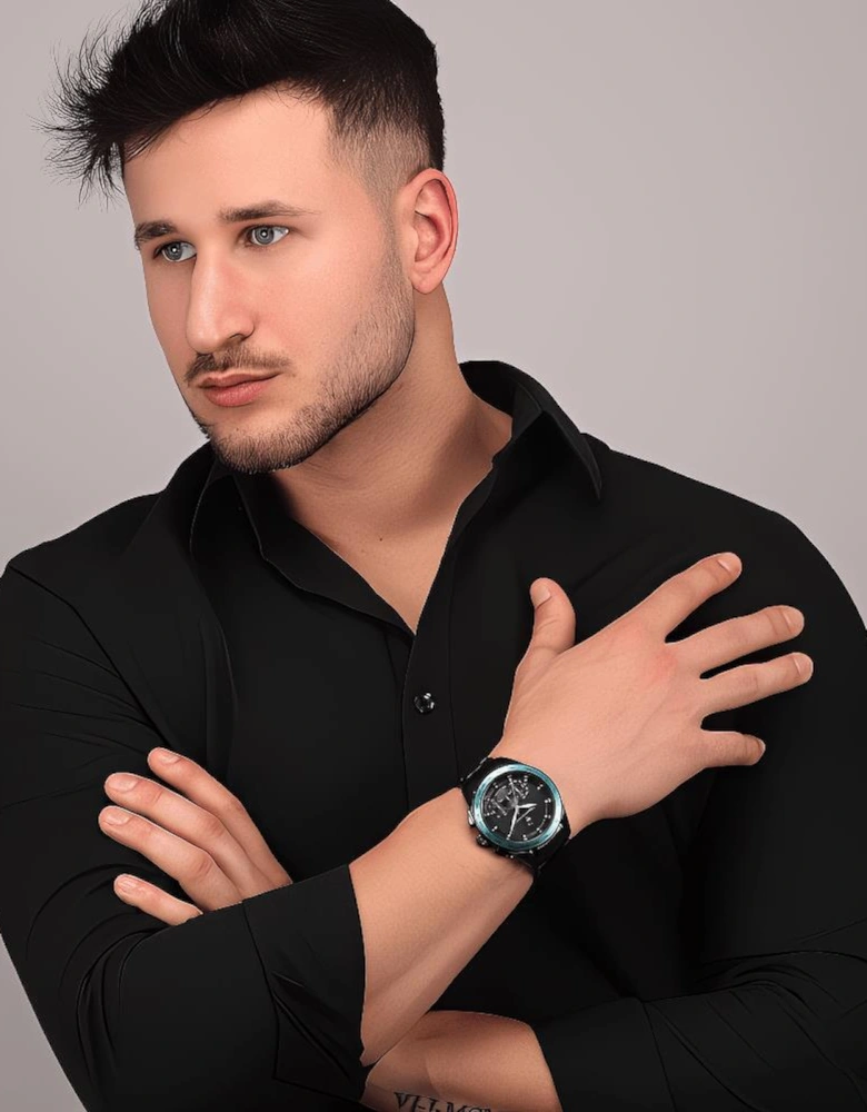 R8873644002 Traguardo Chronograph Black Dial Men's Watch