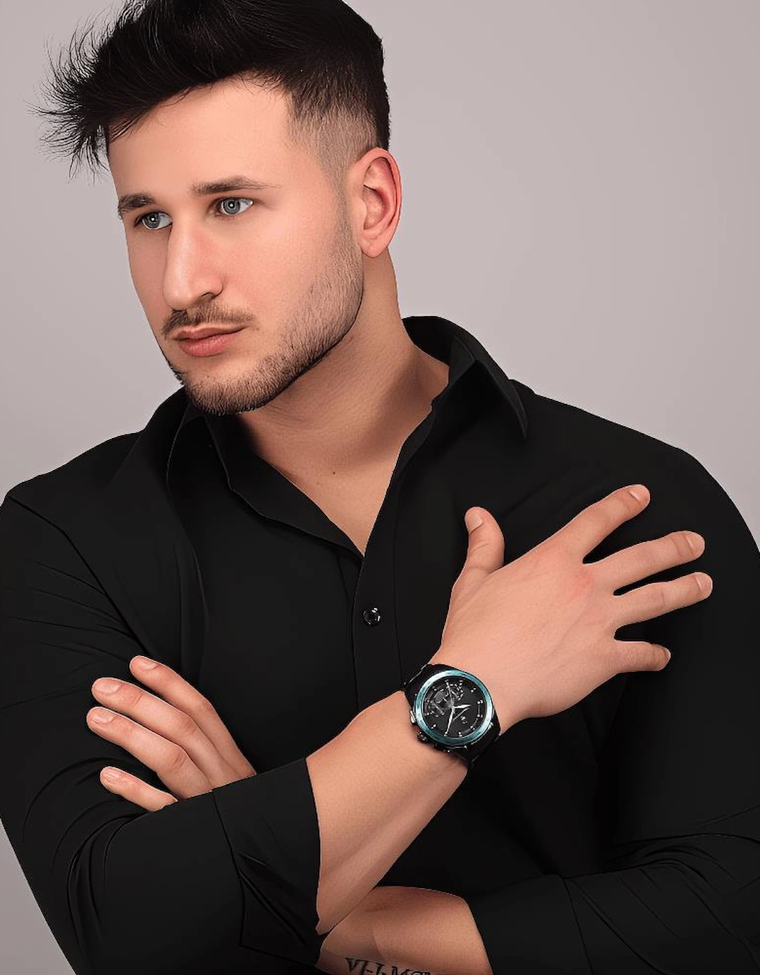 R8873644002 Traguardo Chronograph Black Dial Men's Watch