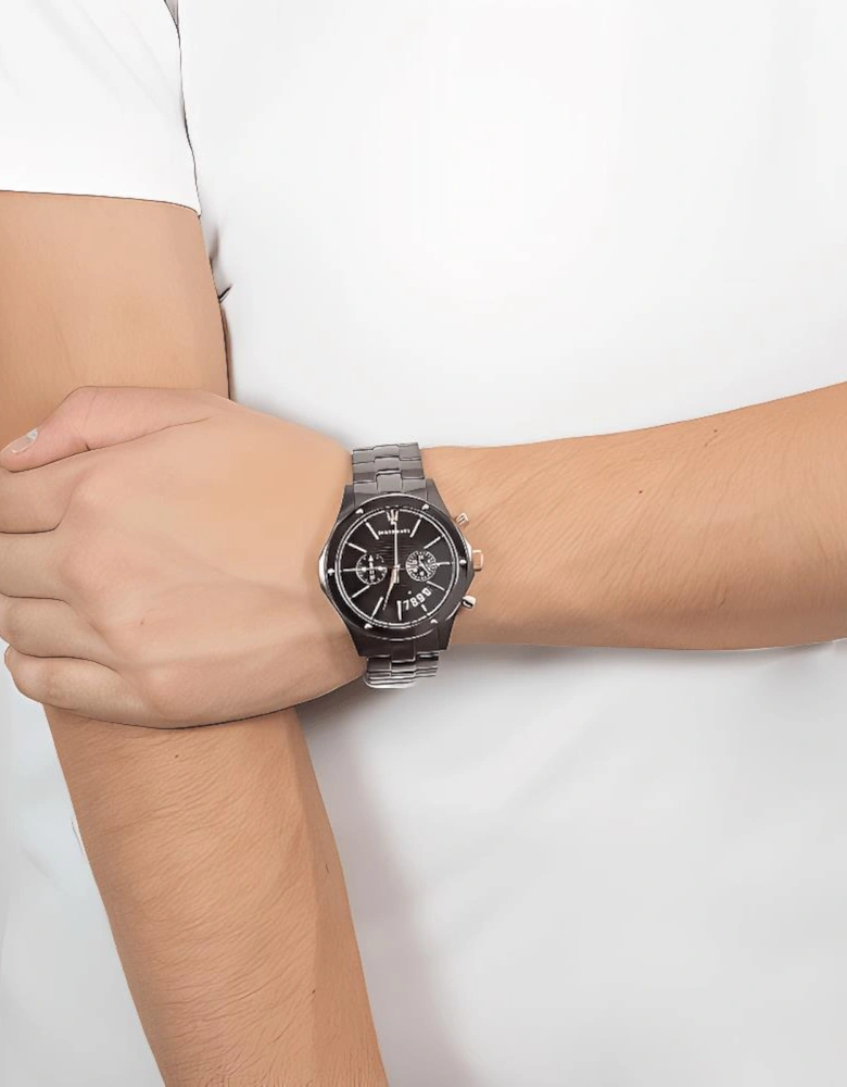 R8873627001 Circuito Black Dial Men's Watch