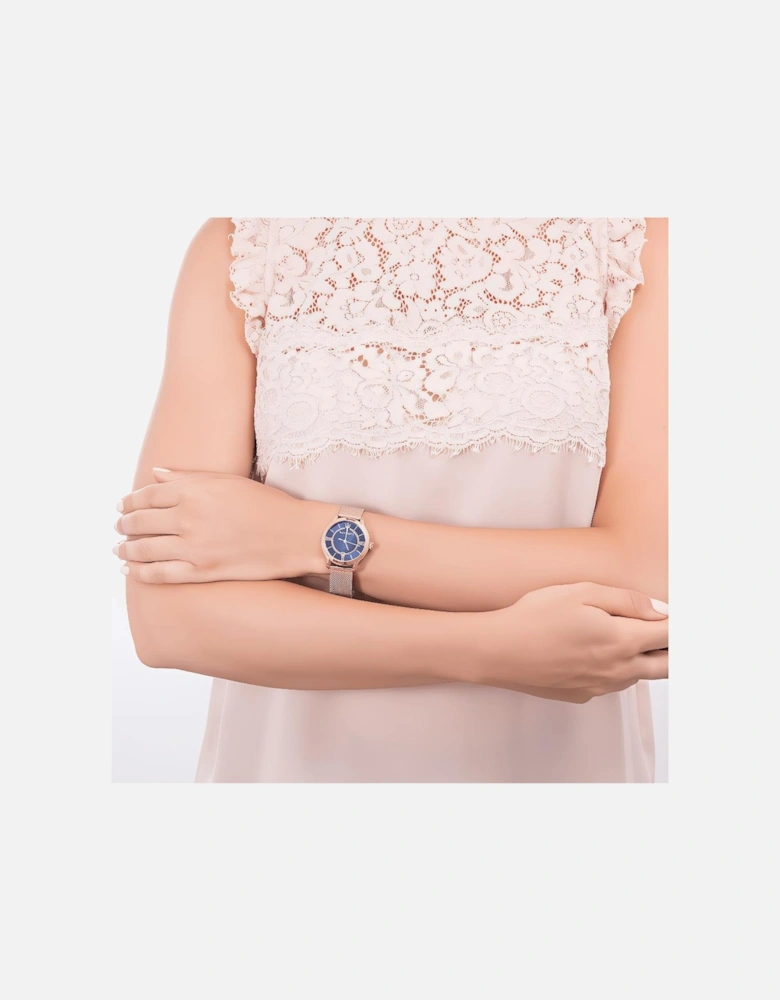 R8853118503 Epoca Blue Mother Of Pearl Dial Ladies Watch
