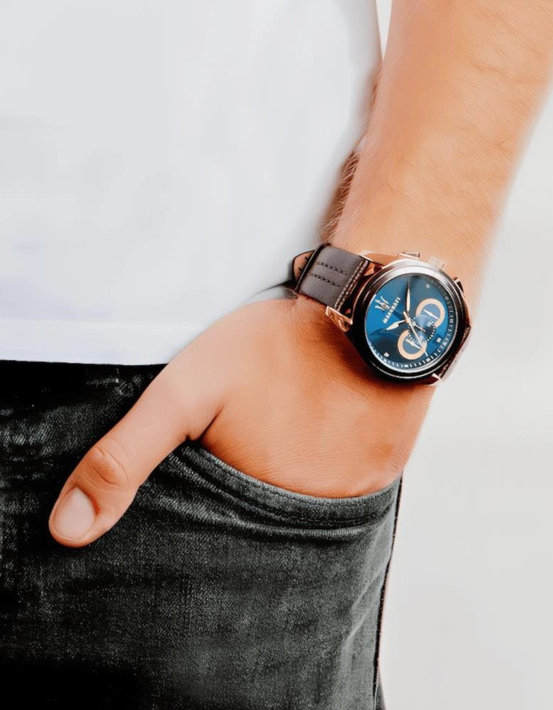 R8871612024 Traguardo Chronograph Blue Dial Men's Watch