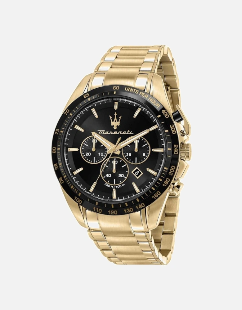 R8873612041 Traguardo Chronograph Black Dial Men's Watch