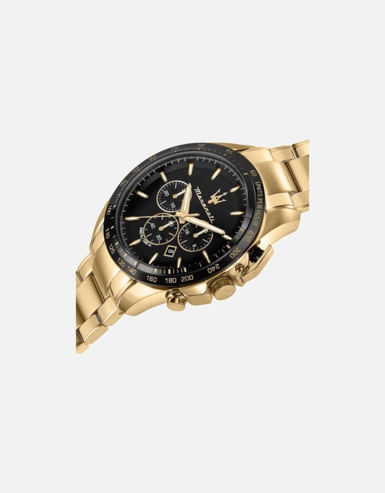 R8873612041 Traguardo Chronograph Black Dial Men's Watch