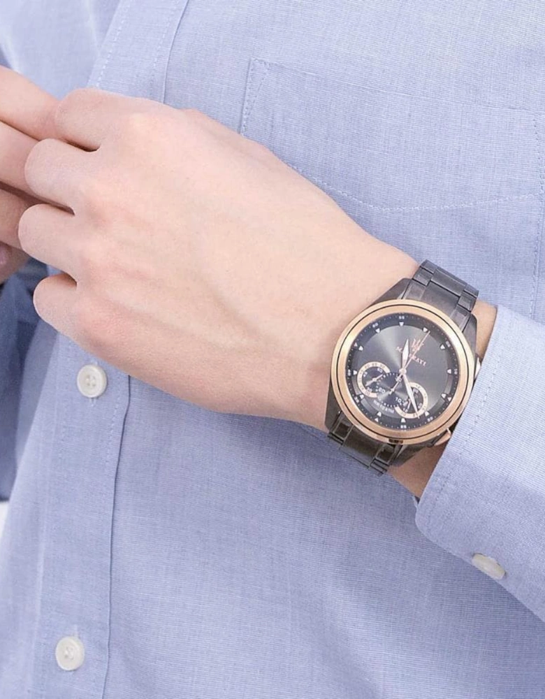 R8873612016 Traguardo Chronograph Black Dial Men's Watch