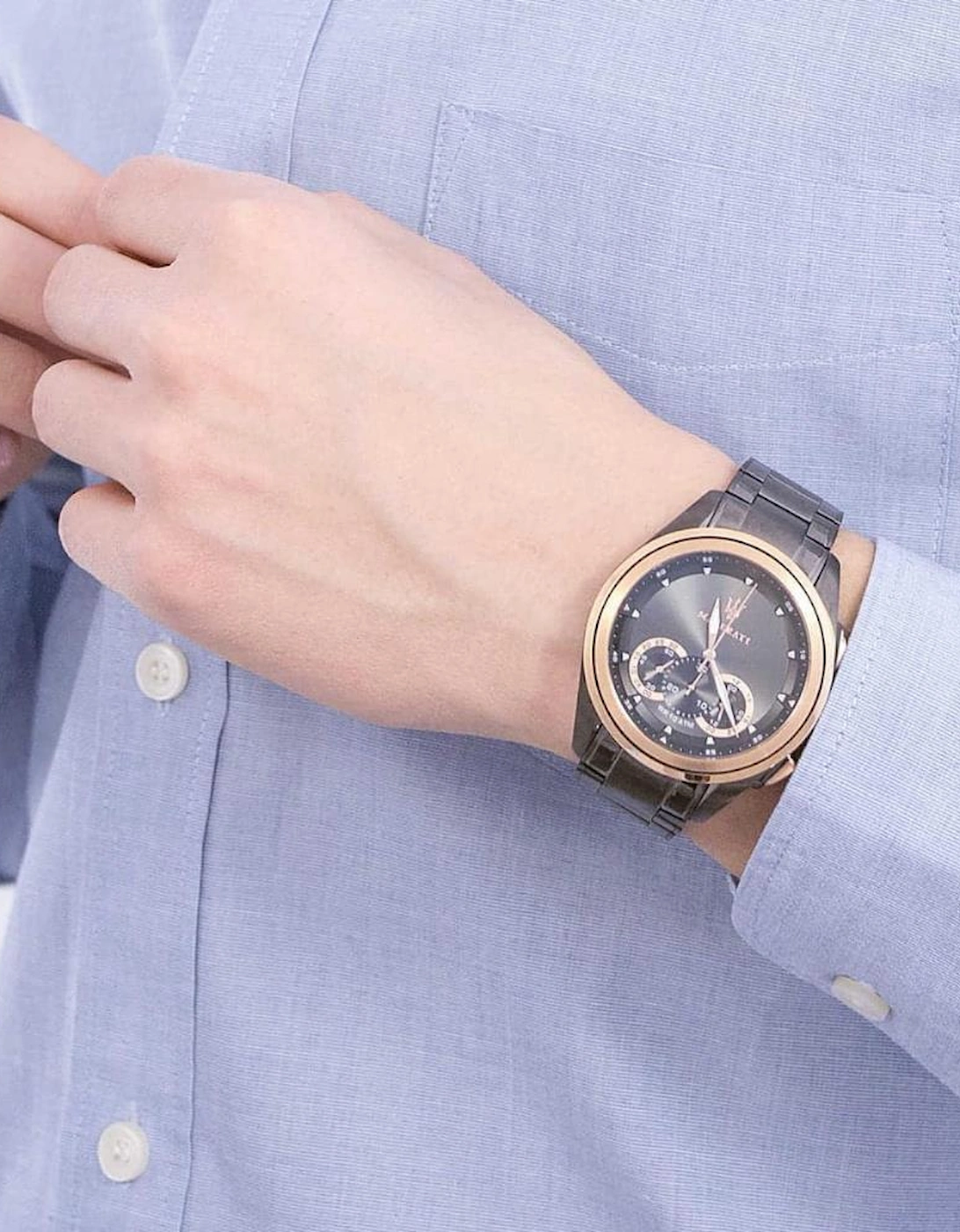 R8873612016 Traguardo Chronograph Black Dial Men's Watch