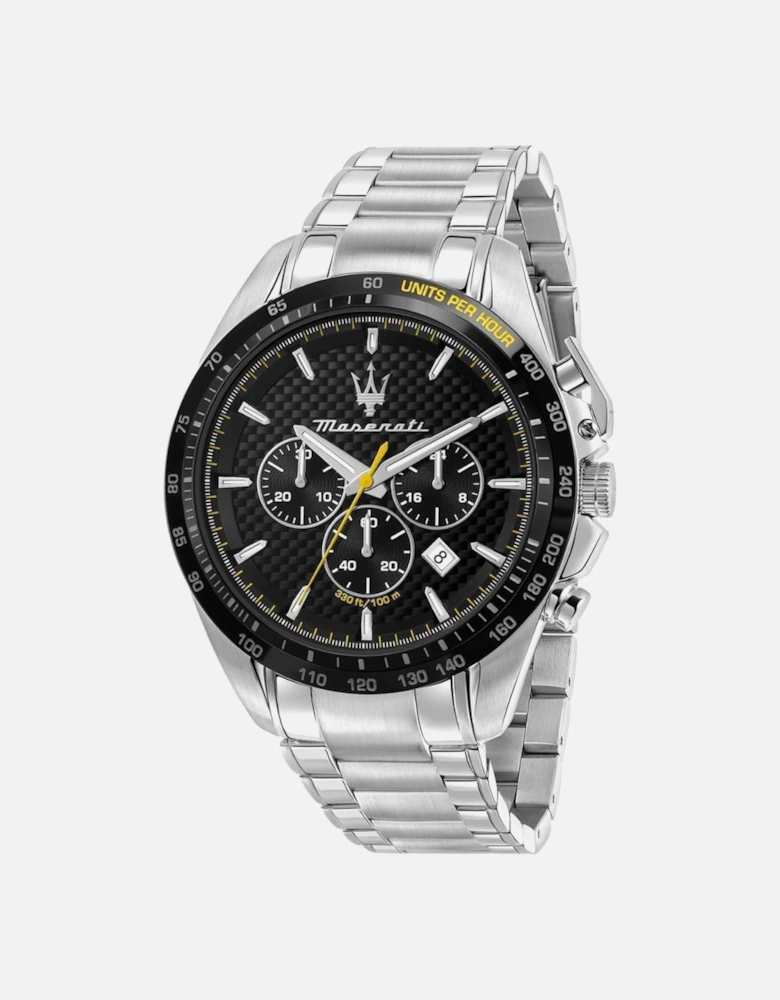 R8873612042 Traguardo Chronograph Black Dial Men's Watch
