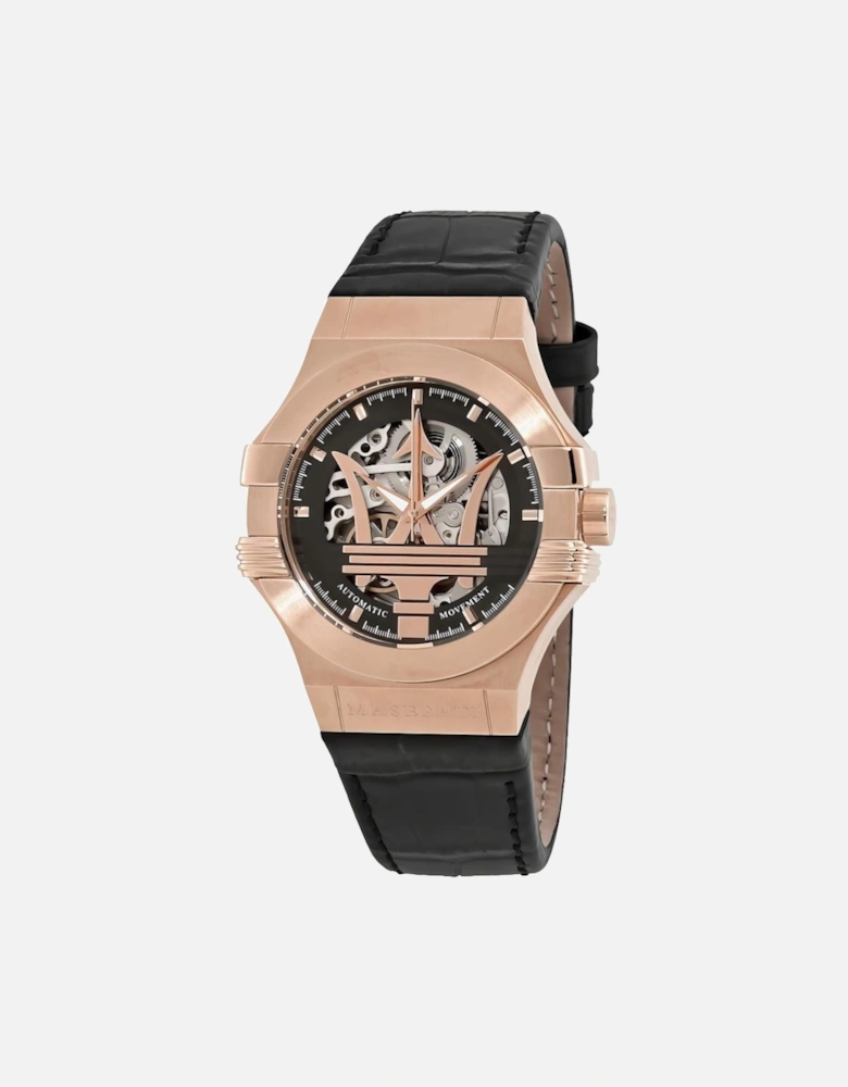 R8821108025 Automatic Skeleton Dial Rose Gold Men's Watch